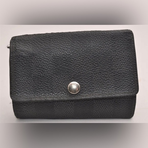 Authentic Louis Vuitton Damier Graphite Multicles 6 Key Case - Picture 9 of 10